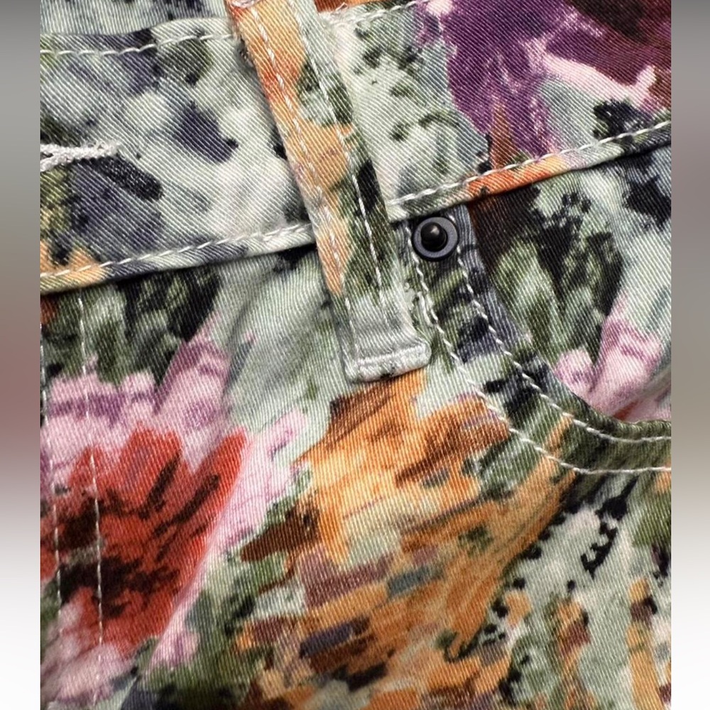 Philosophy Republic Clothing Skinny jeans Pants brush geo Floral Design Sz 2 - Picture 4 of 6